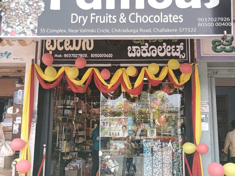 Famous Dryfruits and chocolate's